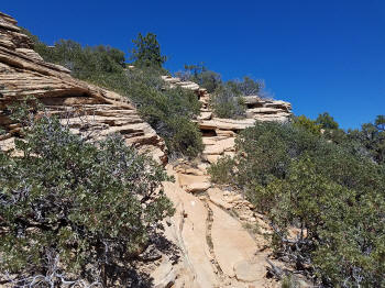 Bear Mountain Trail - Last Section to Fourth Peak 412