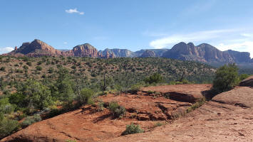 Looing back along templeton trail