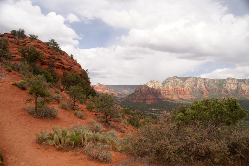 Looking east from the trailhead of Airport Loop Trail