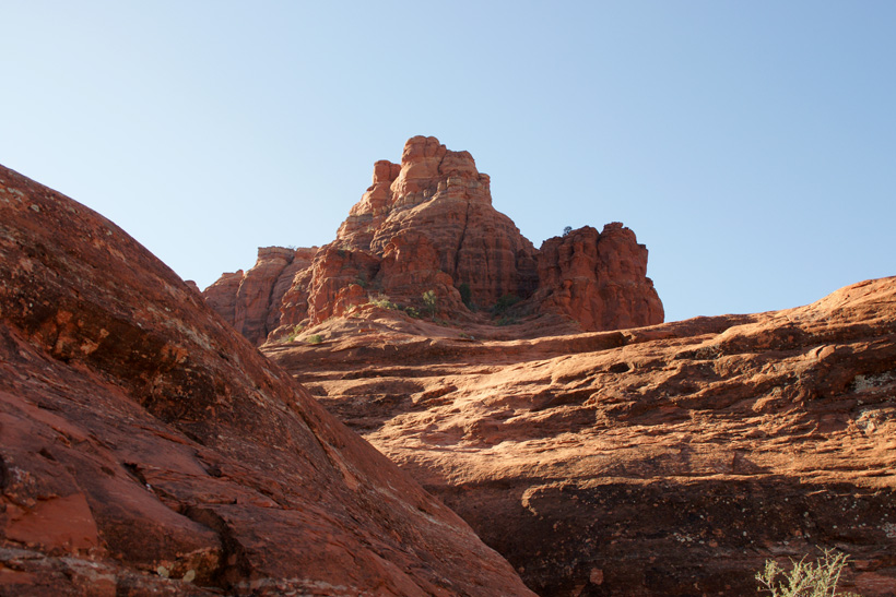 Looking Up Northern Face of Bell Rock