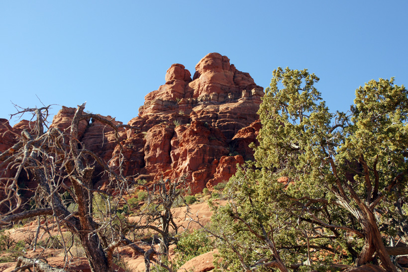 View of the Top  of Bell Rock - Looking Southwest