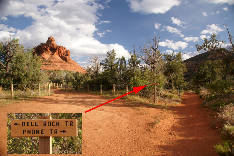 Bell Rock Trail - Trailhead Northern Bell Rock Parking Lot